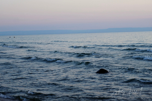 Blue Serenity Print – Ocean Waves Wall Art for Dorms & Home Decor 16" x 20"